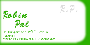 robin pal business card